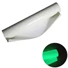 Термотрансферный винил 10*12 дюймов, 4 листа, светящийся в темноте зеленый винил HTV, термотрансферный винил для рубашек, клейкая светящаяся пленка для рукоделия, бумага