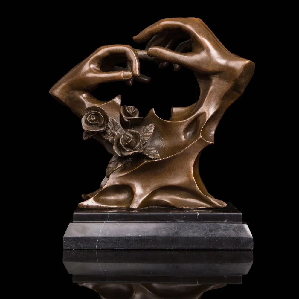 

Arts Crafts Copper Nouveau Arts Abstract statue Bronze art Crafts Souvenirs sculptures Wedding anniversary gift