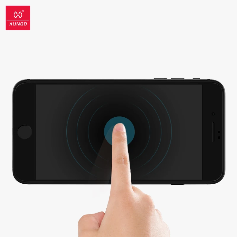 Xundd для iPhone 6 6s plus 7 7s X XS max XR защитное закаленное стекло 2.5D 9H полное Защитное экрана
