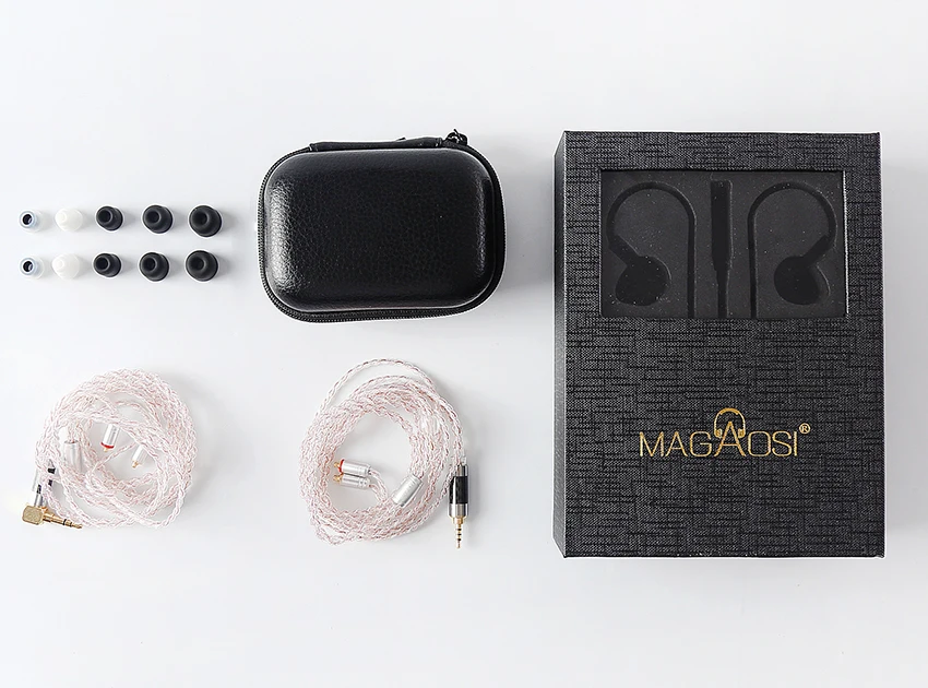 MaGaosi MGS-401 4BA приводной блок в ухо наушник 4 сбалансированных арматуры HIFI в ухо Мониторинг наушники съемный MMCX кабель