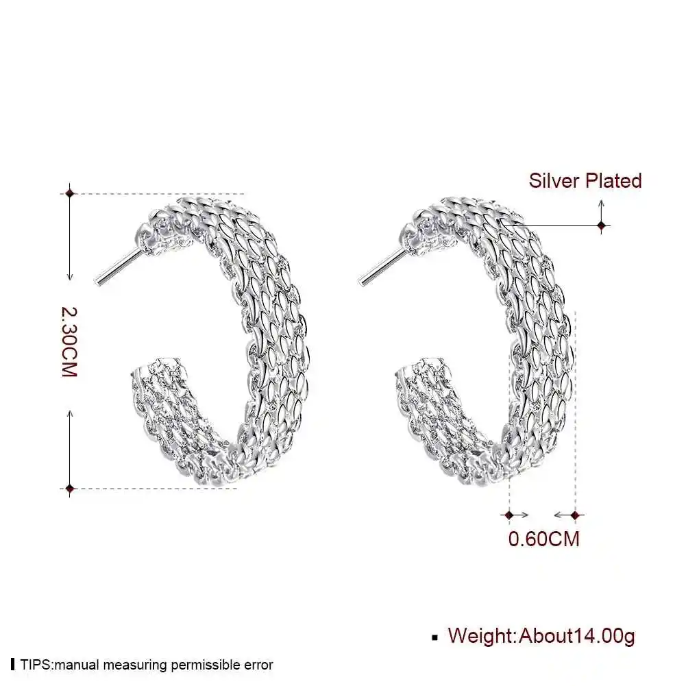 Круглые Женские плетеные серьги ювелирные изделия изысканные
