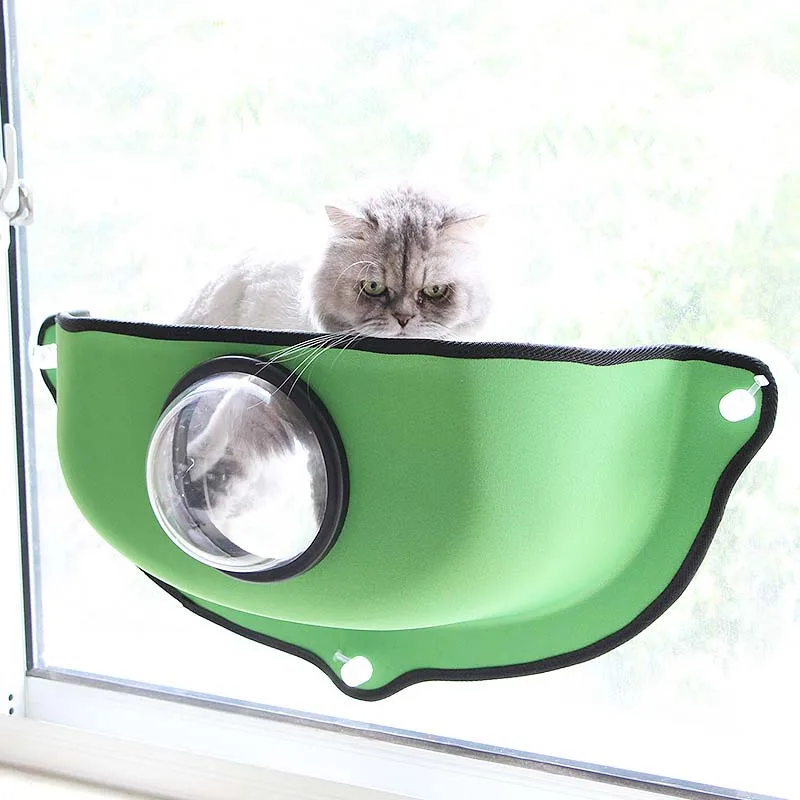Съемный Кот окно кровать Ultimate загорать Cat окна установлен коляска для кота лежак