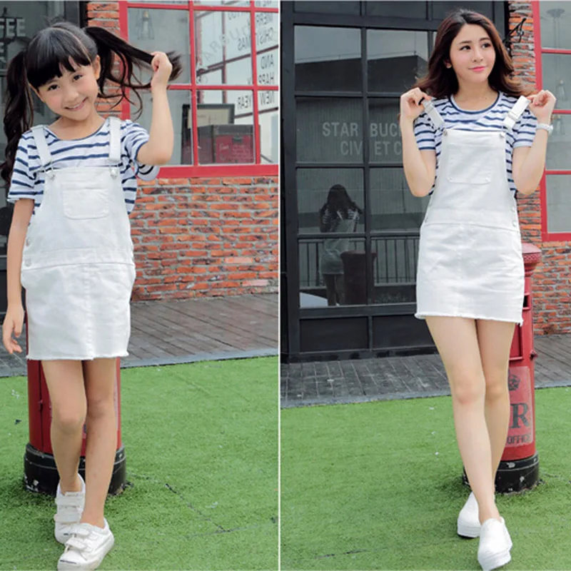 Семейный комплект одежды для мамы и дочки Одинаковые платья Хлопковые рубашки в