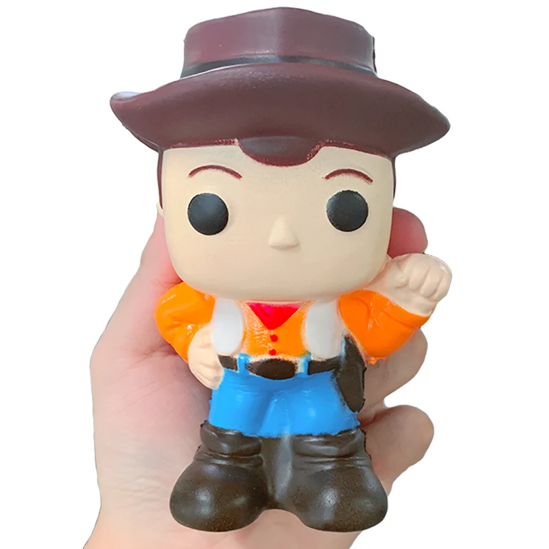 Jumbo Toy Story 4 Squeeze Toy Woody Buzz Lightyear Squishy Slow Rising Cartoon Doll Soft Stress Relief Fun Gift Xmas Toy for Kid