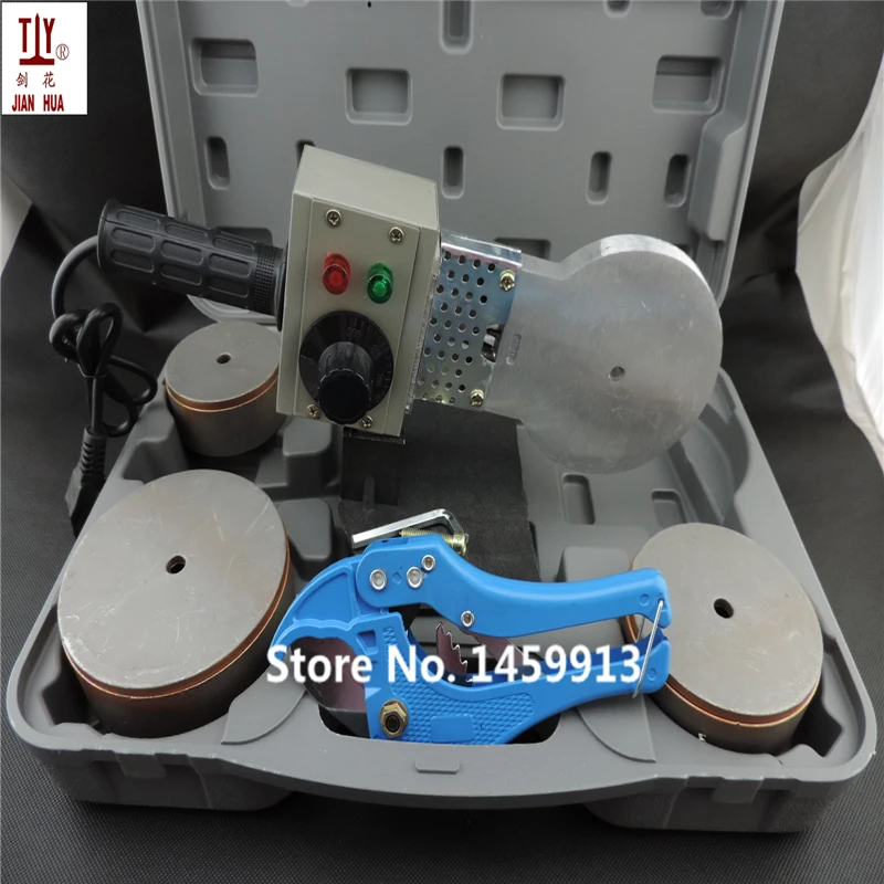 Сварочный аппарат PPR с резаком для труб контролем температуры переменный ток 220 В