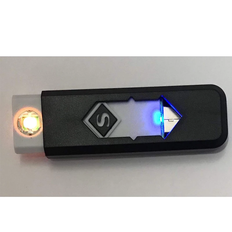 Ingelon USB перезаряжаемая ветрозащитная катушка тонкая Зажигалка гаджеты usb фонарь
