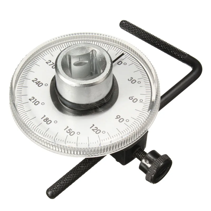 

Wrench Adjustable 1/2 inch Drive Torque Angle Gauge Car Auto Garage Tool Set