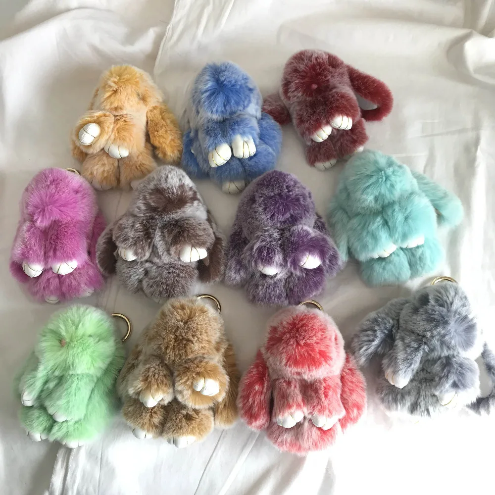 Magicfur 150 шт. 15 см 6 дюймов модель Настоящий мех кролика милый кролик игрушка брелок