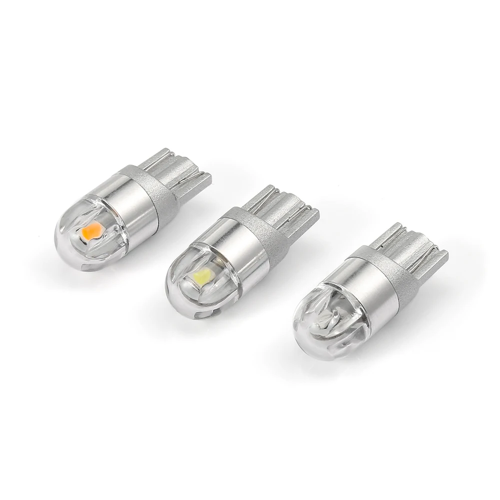 1 шт. T10 W5W светодиодный автомобильный светильник SMD 3030 габаритная лампа WY5W 192 501 задний боковой Клин для лампы парковочный купольный светильник Canbus Авто DC 12 В