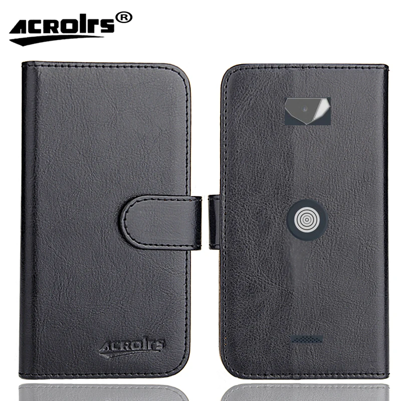 

Crosscall Core x3 Case 6 Colors Flip Soft Leather Crazy Horse Phone Cover Stand Function Cases Credit Card Wallet