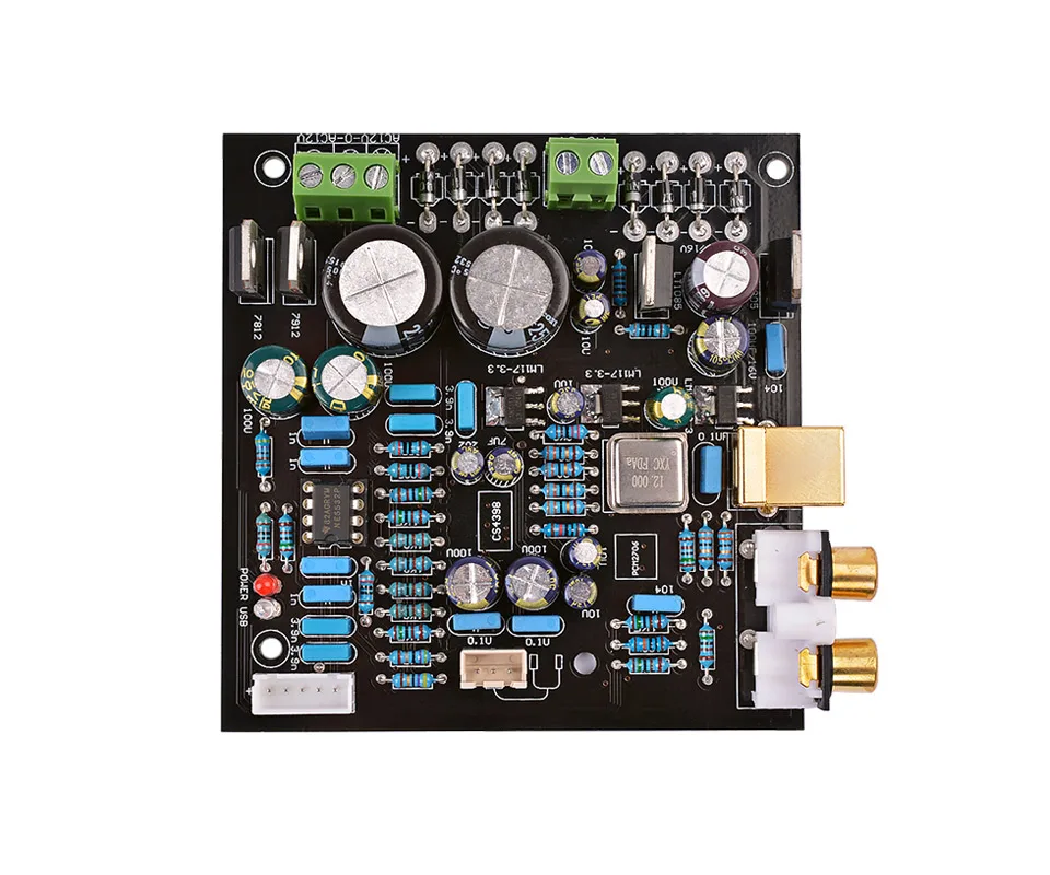 AIYIMA CS4398 PCM2706 USB DAC декодер PCM2706 аудио декодирование USB PCM2706 декодер плата