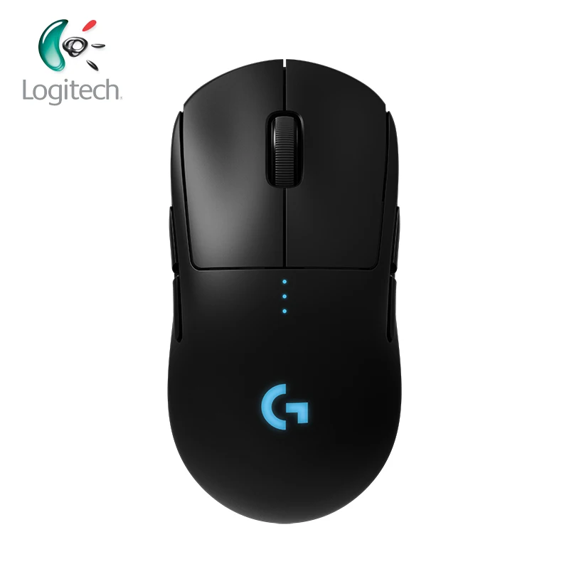 Беспроводная игровая мышь Logitech G PRO RGB лазерная с двойным режимом скорость света