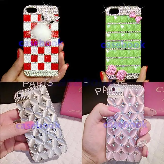 YZ1 For Nokia Lumia 1520 Case 3D Deluxe Lovely Bling Diamond Handmade PU Cover |