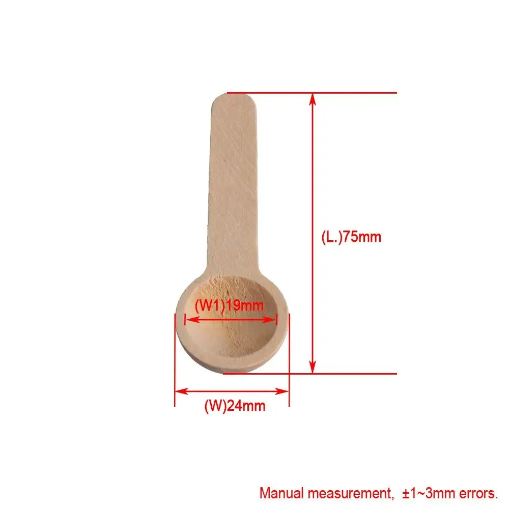 100 шт. деревянные мини-ложки для кухни | Дом и сад