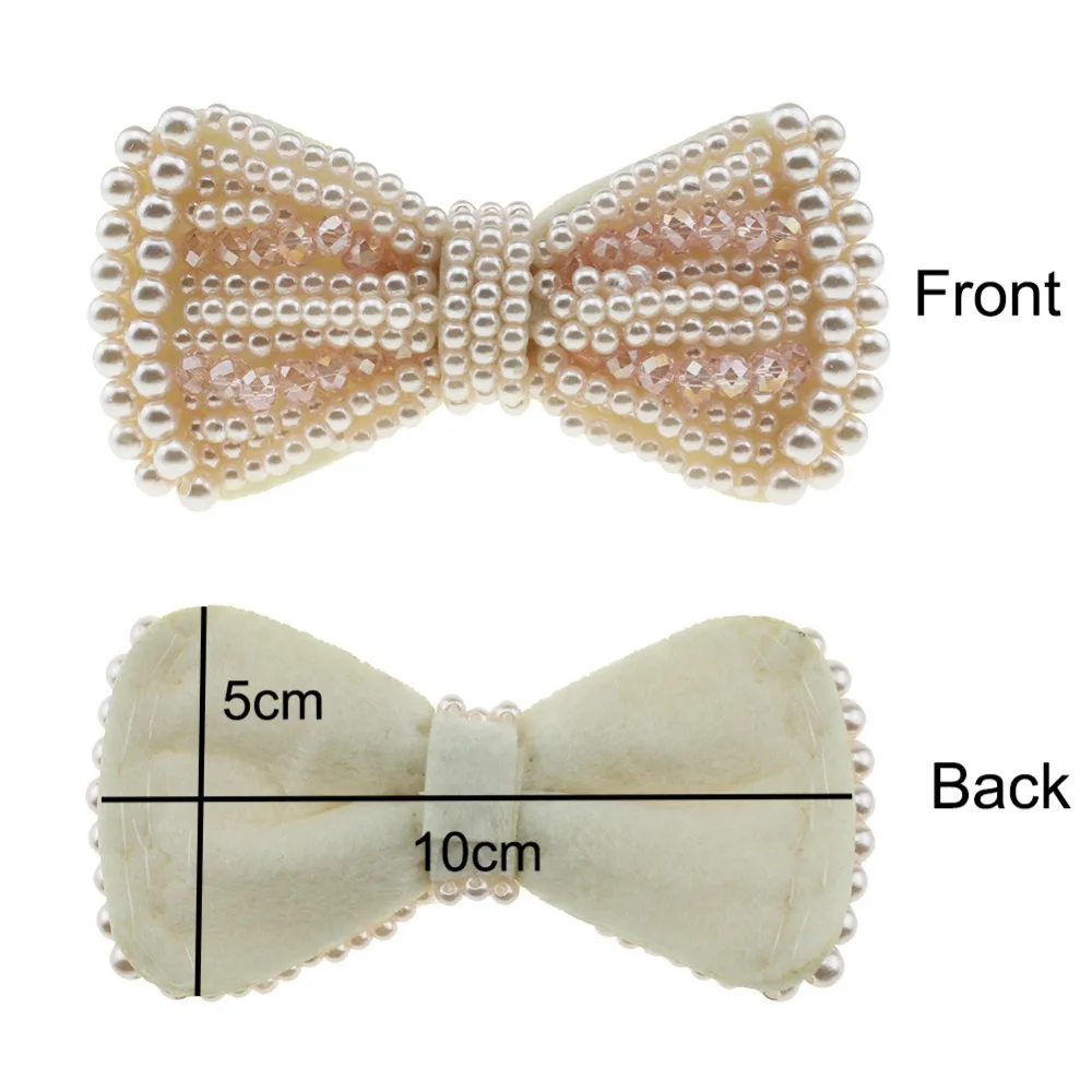 24 шт. бусины банты для волос с искусственным жемчугом|tie hair bow|hair bowsbow diy |