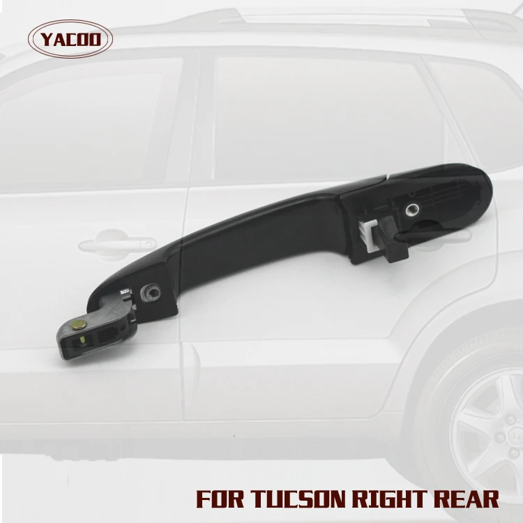 1 шт. задняя правая наружная дверная ручка для HYUNDAI TUCSON 2005 2009 2006 2007 2008 черного