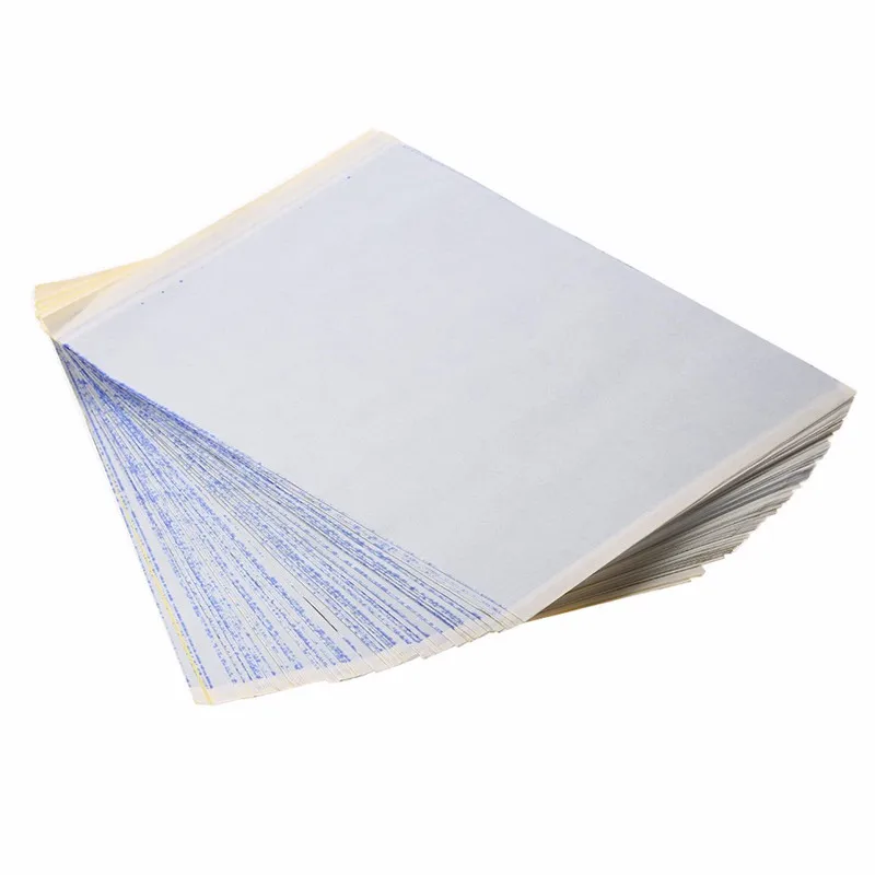 100PCS татуировки аксессуары трафарет передачи Бумага A4 Термальность
