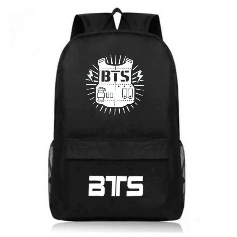 Мода BTS яркий рюкзак подросток школьная сумка Школьный для обувь девочек