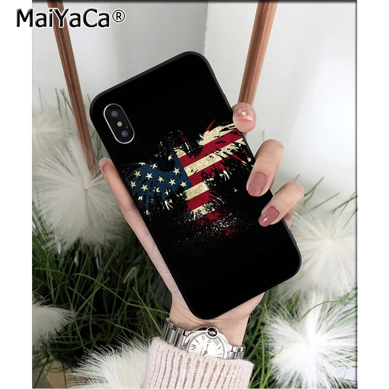 MaiYaCa США Америка Канада Мексика Флаг клиента высокое качество чехол для телефона для Apple iPhone 8 7 6 6S Plus X XS MAX 5 5S SE XR крышка
