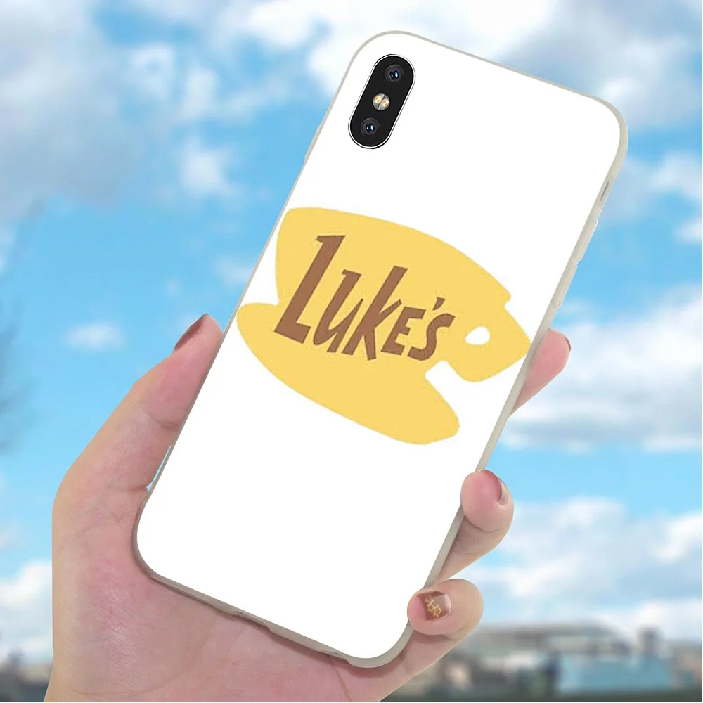 Мягкий чехол для телефона из ТПУ iPhone 7 Plus Gilmore девочек XR Xs Max X 8 6 6S 5S 5 SE 11 pro |