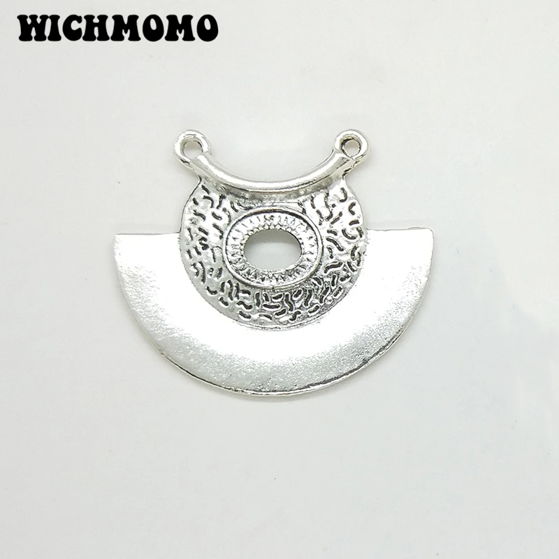 

Новые модные полукруглые разъемы 36*43 мм в стиле ретро из цинкового сплава, подвеска для сережек, ожерелий, ювелирных аксессуаров