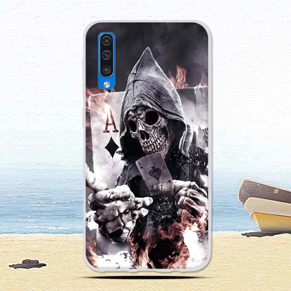 32 Роскошный чехол из термополиуретана и силикона для samsung Galaxy A50 A 50, Модный чехол для телефона с цветочным рисунком, Мягкий защитный чехол s Fundas - Color: 32