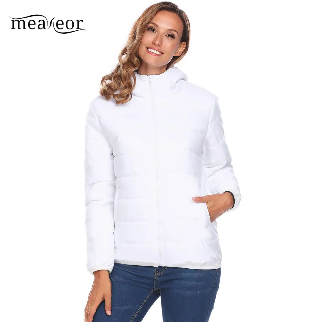 Meanoer/модные теплые женские пальто с капюшоном и длинным рукавом однотонная