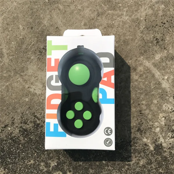 green Игры ручная Игрушка s снятие стресса ручной Pad Куба Красочные палец игрушки высокое качество игры ручная игрушка интеллектуальной декомпрессии подарок - Цвет: green