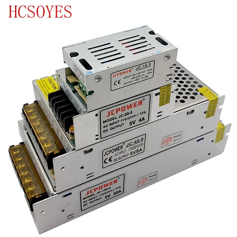 5В 2A 4A 5A 8A 10A 12A 20A 30A 40A 60A для светодиодной ленты ws2801/ws2812b/apa102 Универсальный