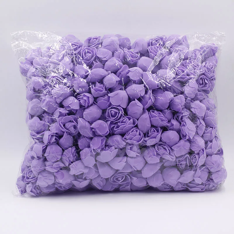 500 purple flower 1 шт 20 см/35 см пена Роза медведь собака Плесень DIY Искусственный Роза плюшевый медведь клеевой пистолет стикер набор на День святого Валентина Свадебный подарок декор - Цвет: 500 purple flower