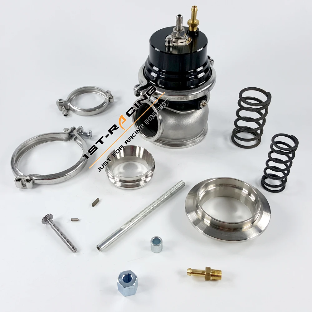 Регулируемый турбонагнетатель черный внешний отходной V Band 60 мм пружина из