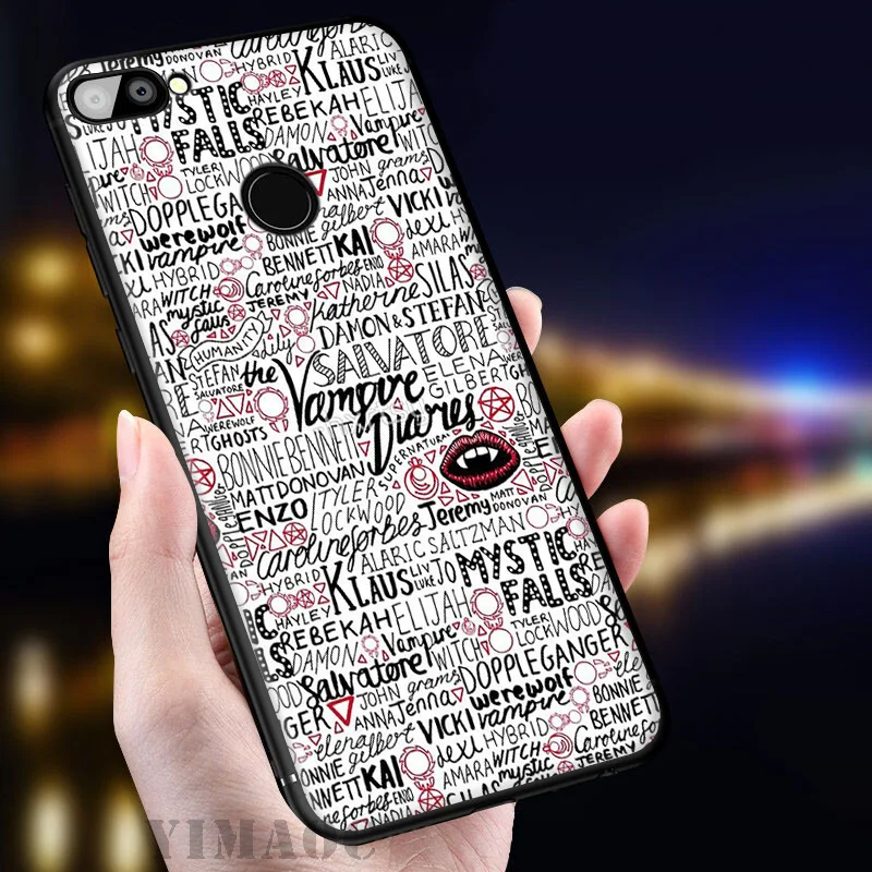 YIMAOC вампира Дневники мягкий чехол для huawei Honor вид 20 10 8X8 8C 6A 7A 7X 7C Lite рro Y9 Y7 Y6 Prime 2018 2017