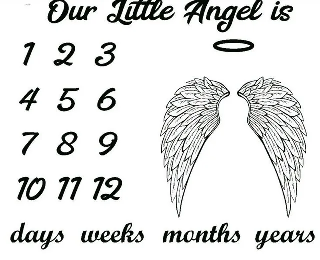 Детское одеяло для фотосъемки фон ткань календарь Bebe аксессуары мальчиков и