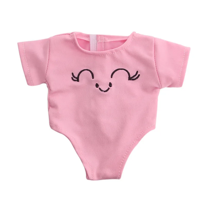 Doll clothes accessories 3colors Smile patten swimsuits fit 18 inch American Doll&amp43cm BABY DOLL Children best Birthday Gift | Игрушки и