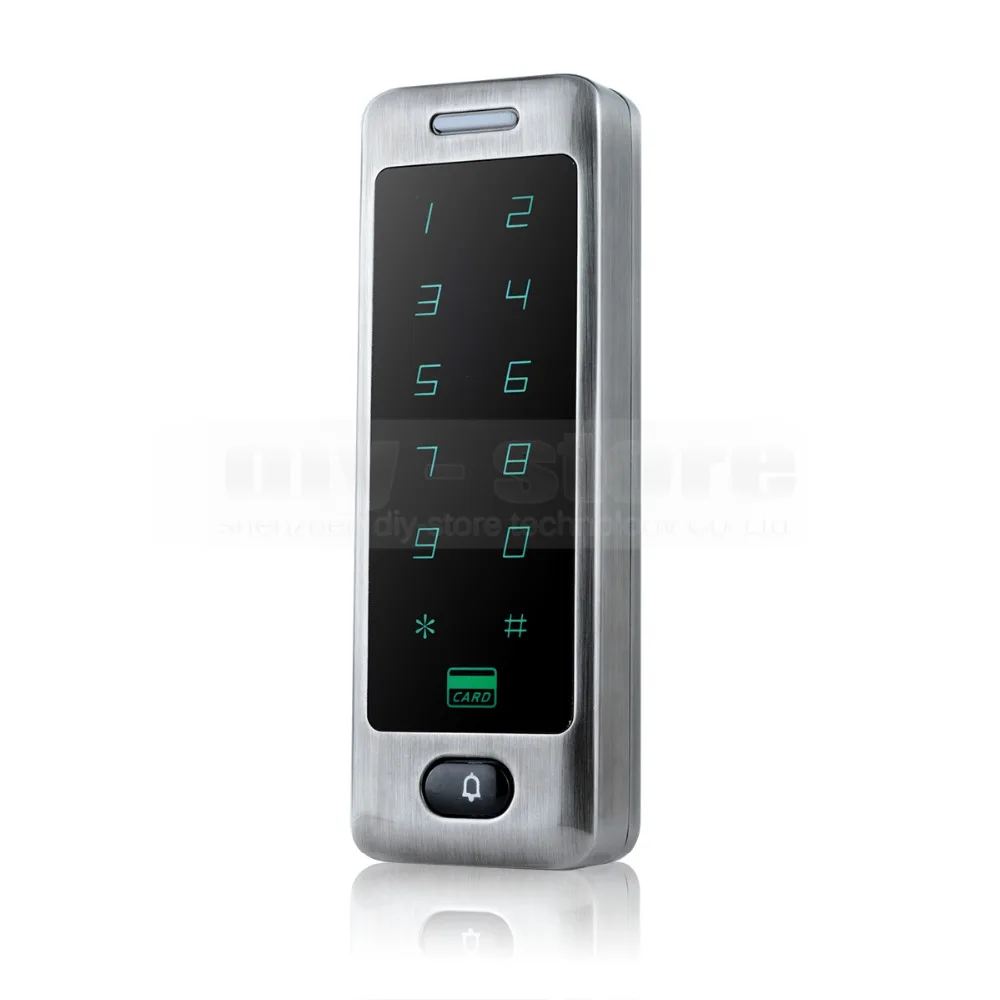 DIYSECUR 8000 Пользователей RFID Reader Сенсорная Панель Пароль Клавиатуры Дверей Система