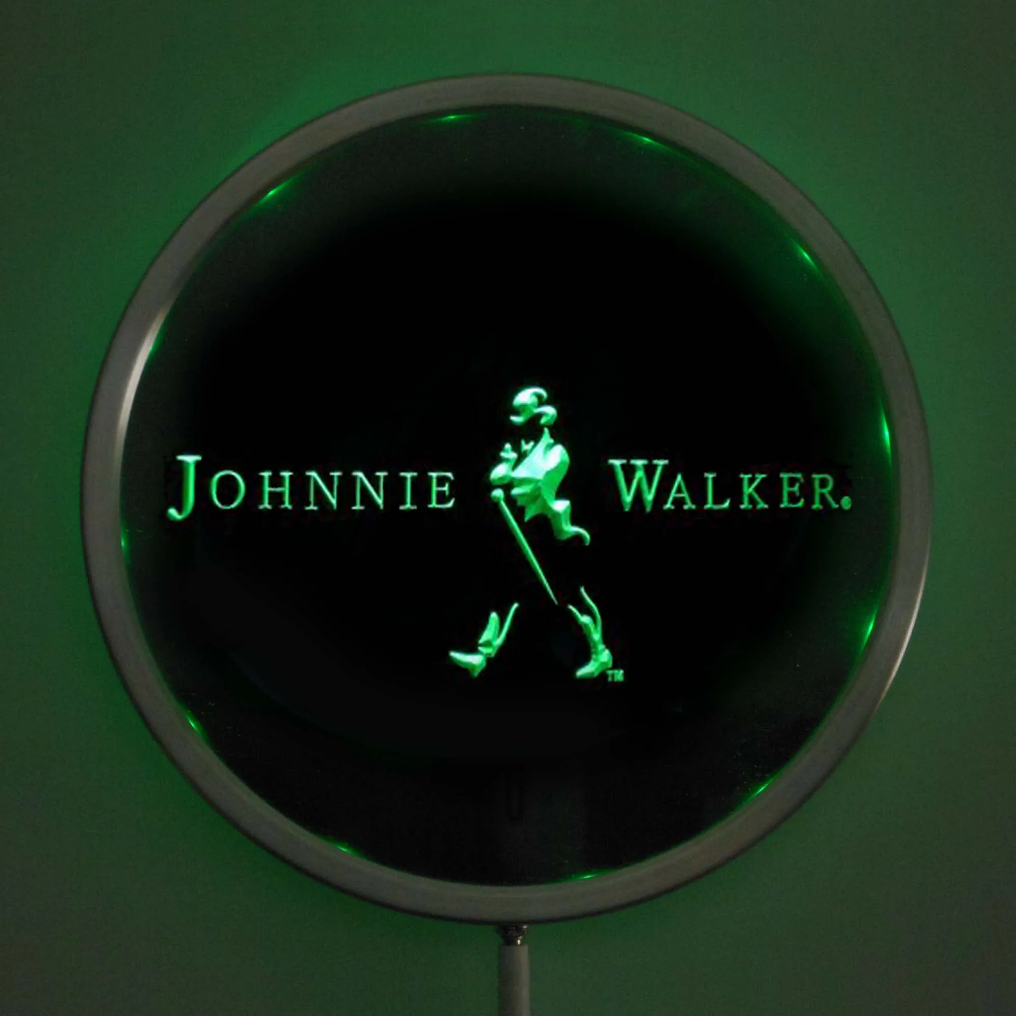 Светодиодный неоновый вывеска Johnie Walker 25 см/10 дюймов RGB для бара цветная