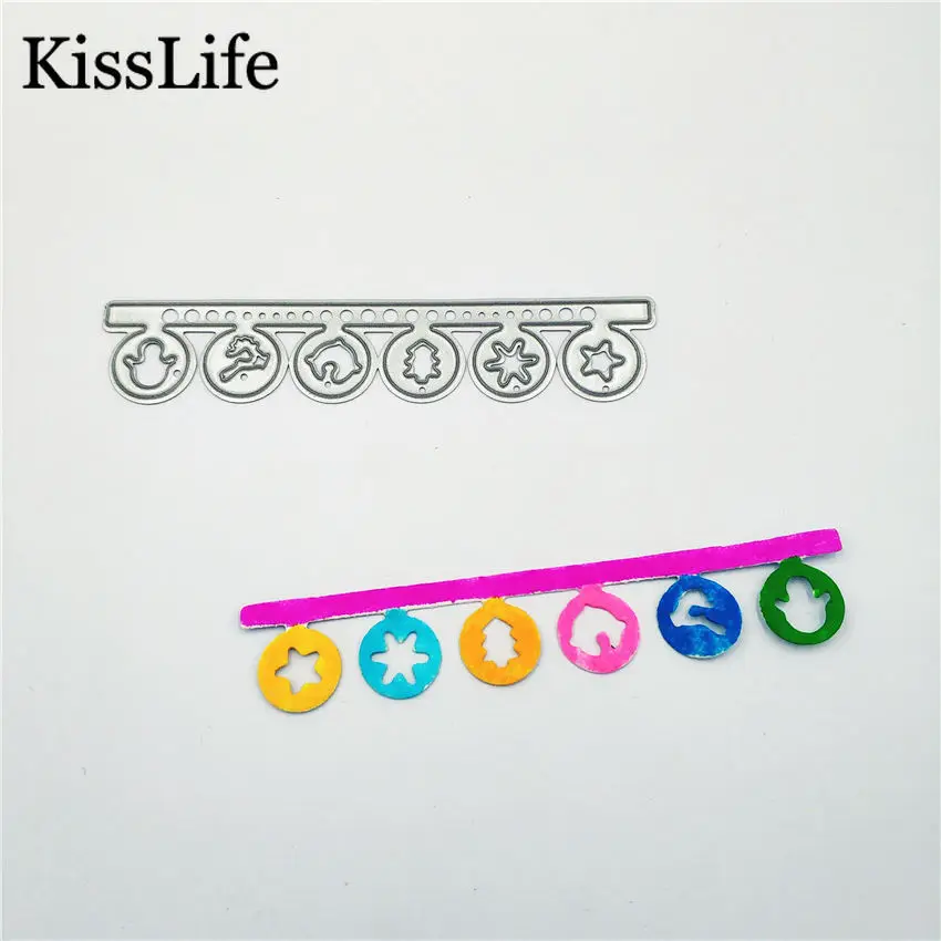 Штампы и штампы Kscraft для скрапбукинга с геометрическими краями режущие новинка