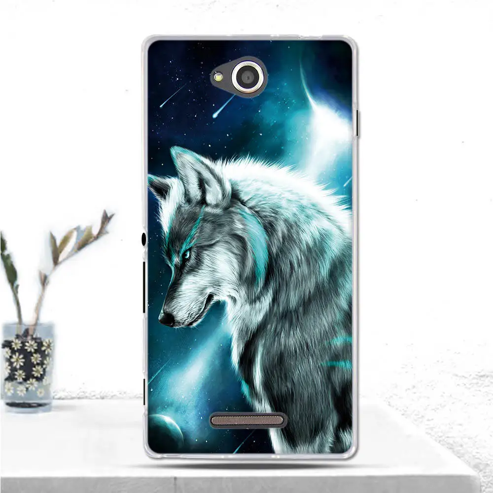 Soft Silicone TPU Back Cover For Sony Xperia C CN3 C2304 C2305 S39 S39H Phone Case Luxury Coque 2304 2305 | Мобильные телефоны и