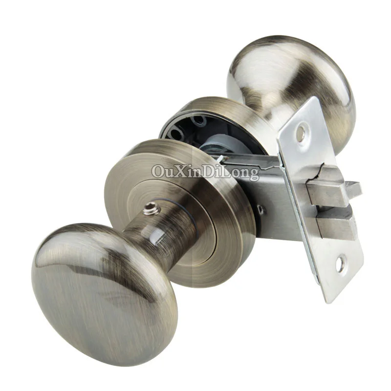 Сферические дверные ручки и 4 цветов внутренние скрытые противоугонные замки для