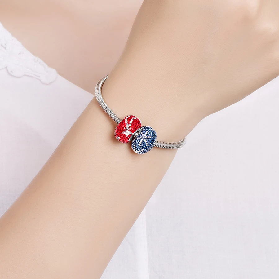 Кристаллами от Swarovski двусторонний ударительный Морская звезда бусины на заказ