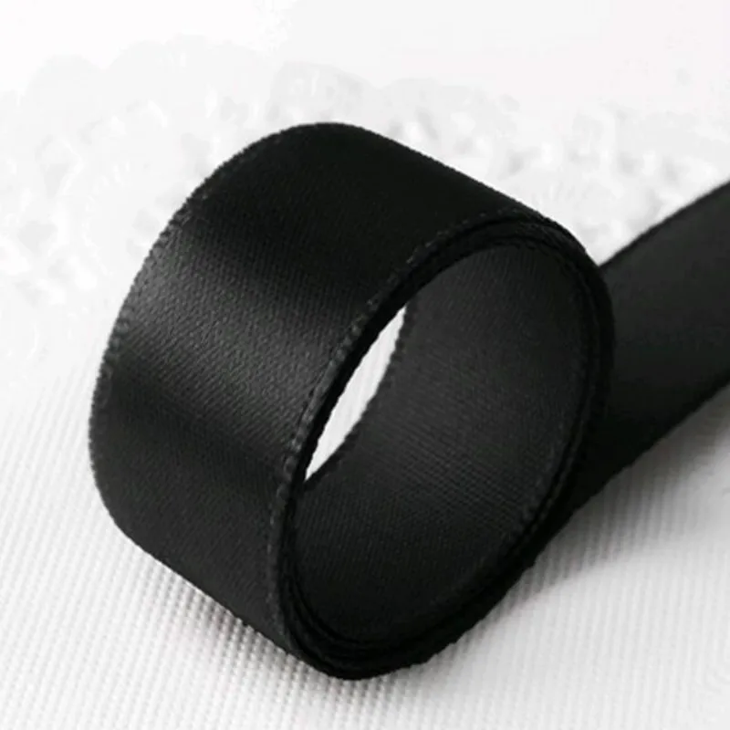 Черная лента сделай сам бант для волос Свадебная вечеринка Рождественское