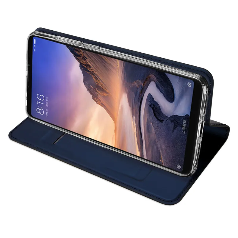 DUX DUCIS для Xiaomi mi Max 3 Pro Чехол макс класса люкс из искусственной кожи + ТПУ откидной