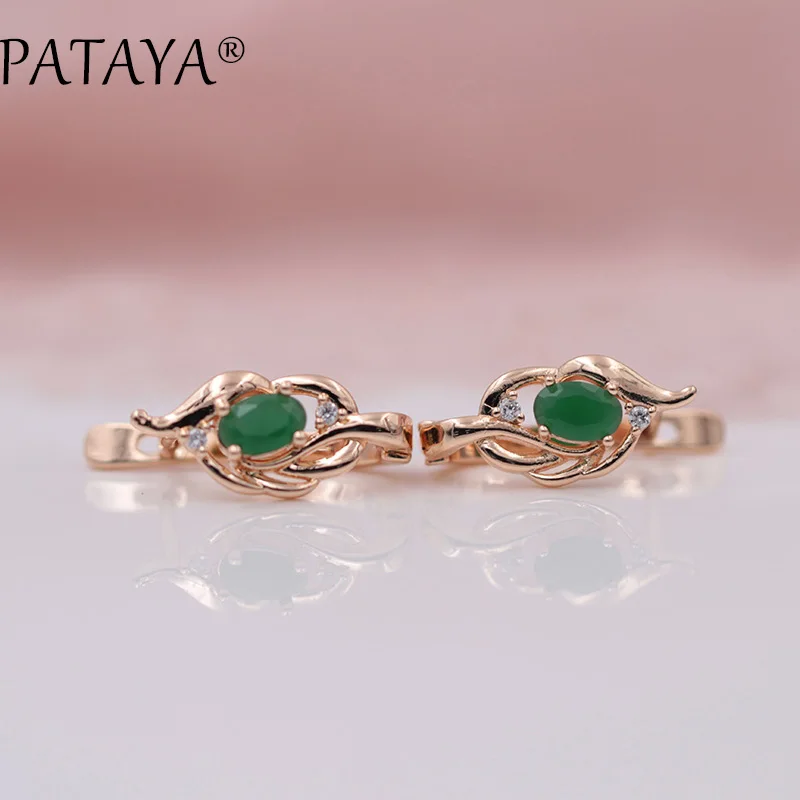 Серьги-подвески PATAYA из розового золота