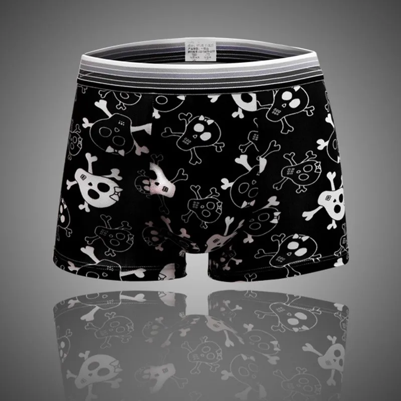 5 шт./партия модные мужские трусы боксеры мягкие дышащие с принтом шт.|boxer shorts|men boxer