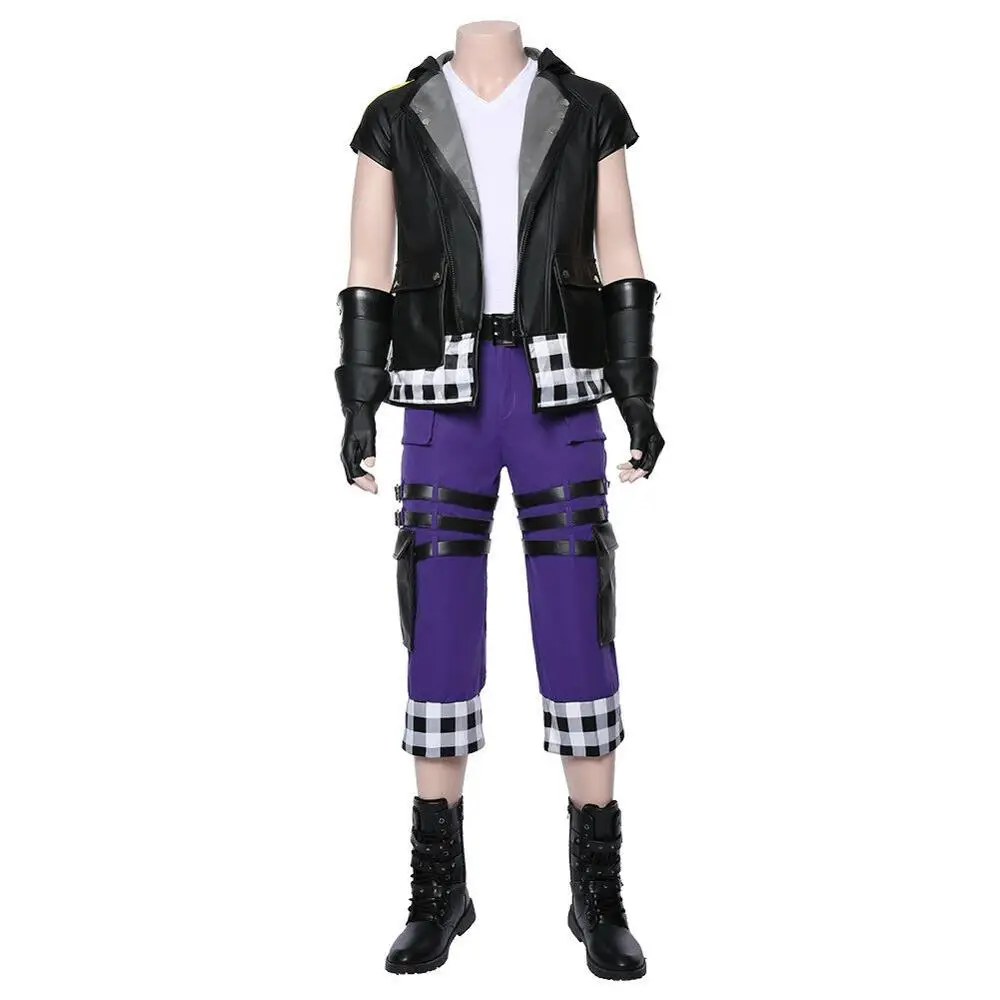 Female Size Costume Kingdom Hearts III Riku косплей костюмированный наряд для взрослых мужчин женщин Хэллоуин Карнавал изготовленные на заказ костюмы - Цвет: Female Size Costume