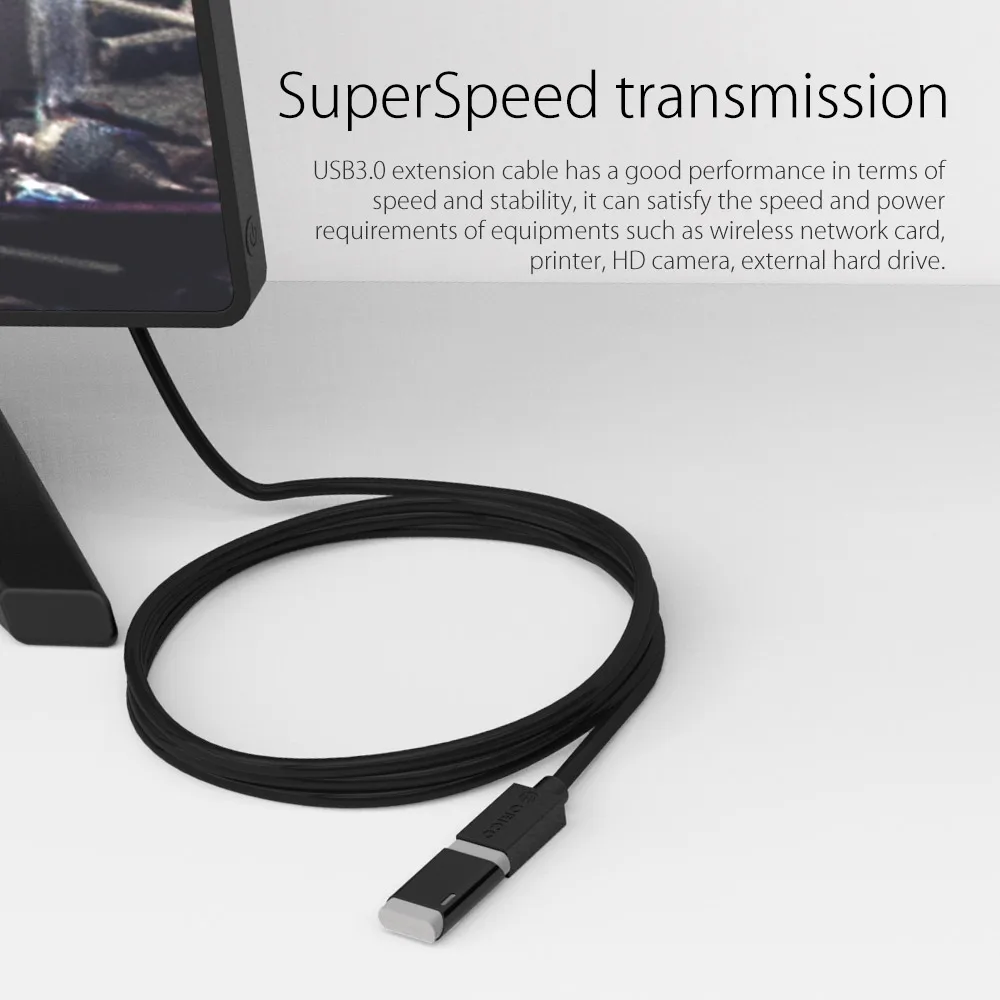 ORICO USB к 3 0 Супер Скоростной тип A папа женскому Удлинительный Кабель кабель для