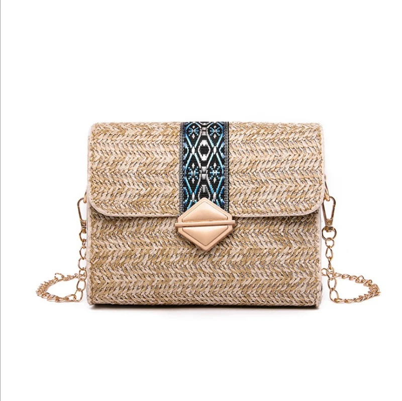 

Women Straw Woven Bag Retro Rattan Shoulder Tote Handbag Crossbody Messenger New