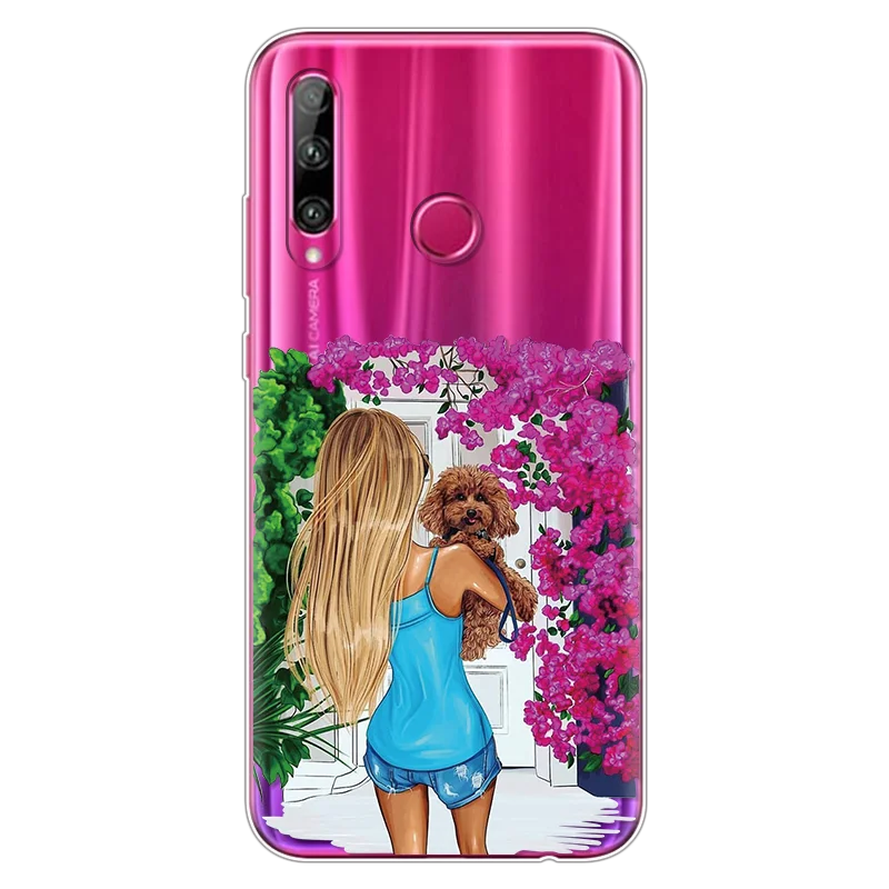 Модный чехол для Huawei Honor 10i 20i из мягкого ТПУ для Honor 10 20 Lite 6,21 дюйма, цвет черный, коричневый - Цвет: 0clybaog