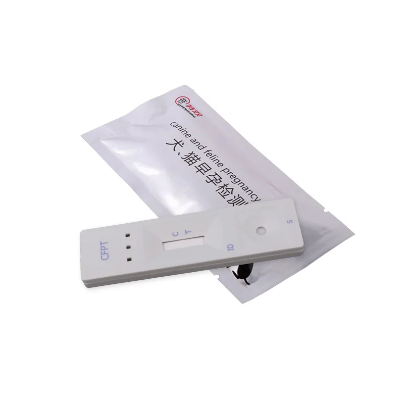 2 шт игрушечная собака и кошачьих беременность тест полоски бумаги veterinaria perro поо