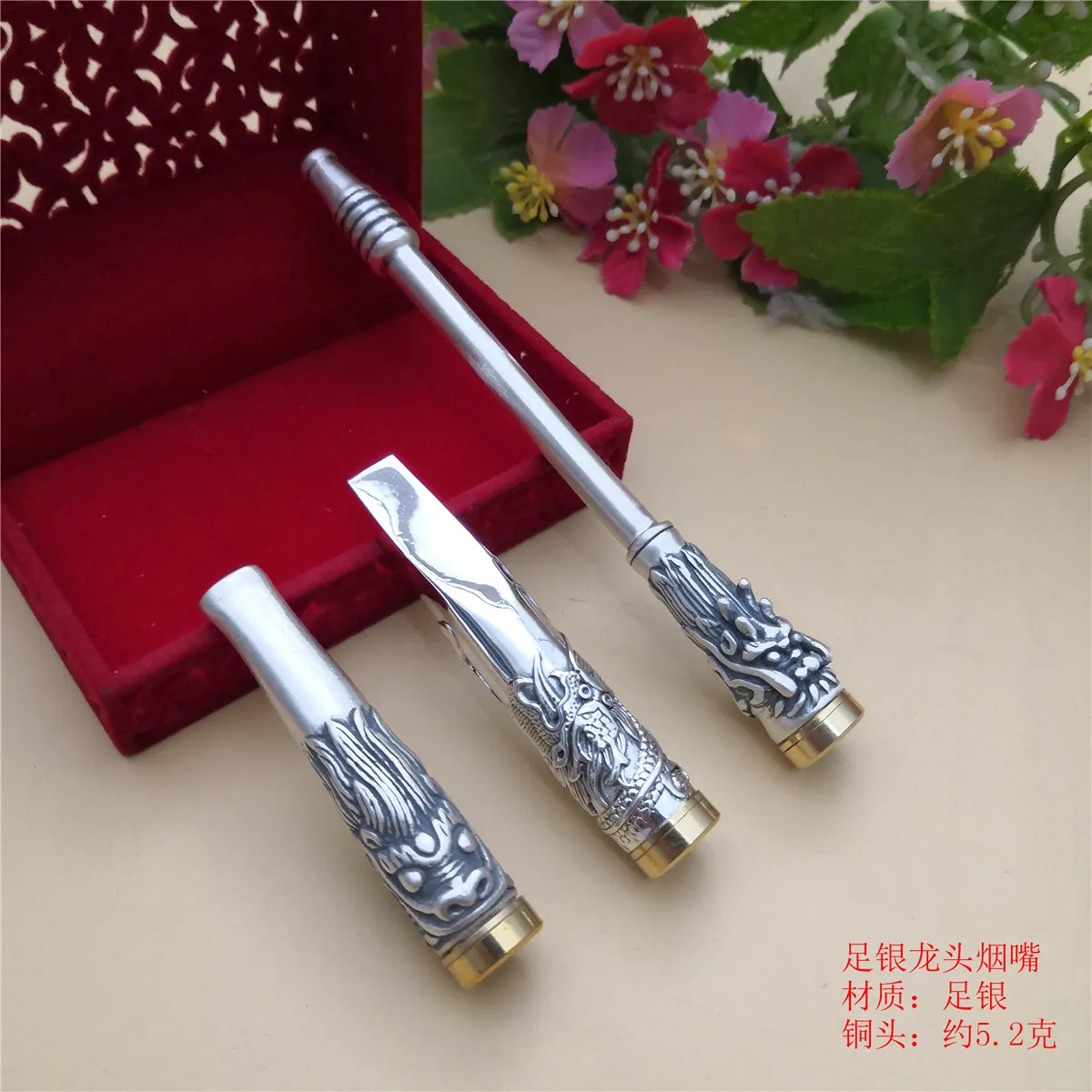 Чистое серебро Xianglong держатель для сигарет с фильтром Ele Мужские t 999 серебряные ювелирные изделия сумка для сигарет, кран сигареты, трубы, мужские